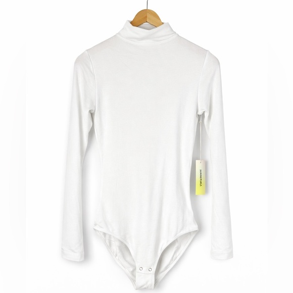 summersalt Tops - Summersalt White Long Sleeve Bodysuit